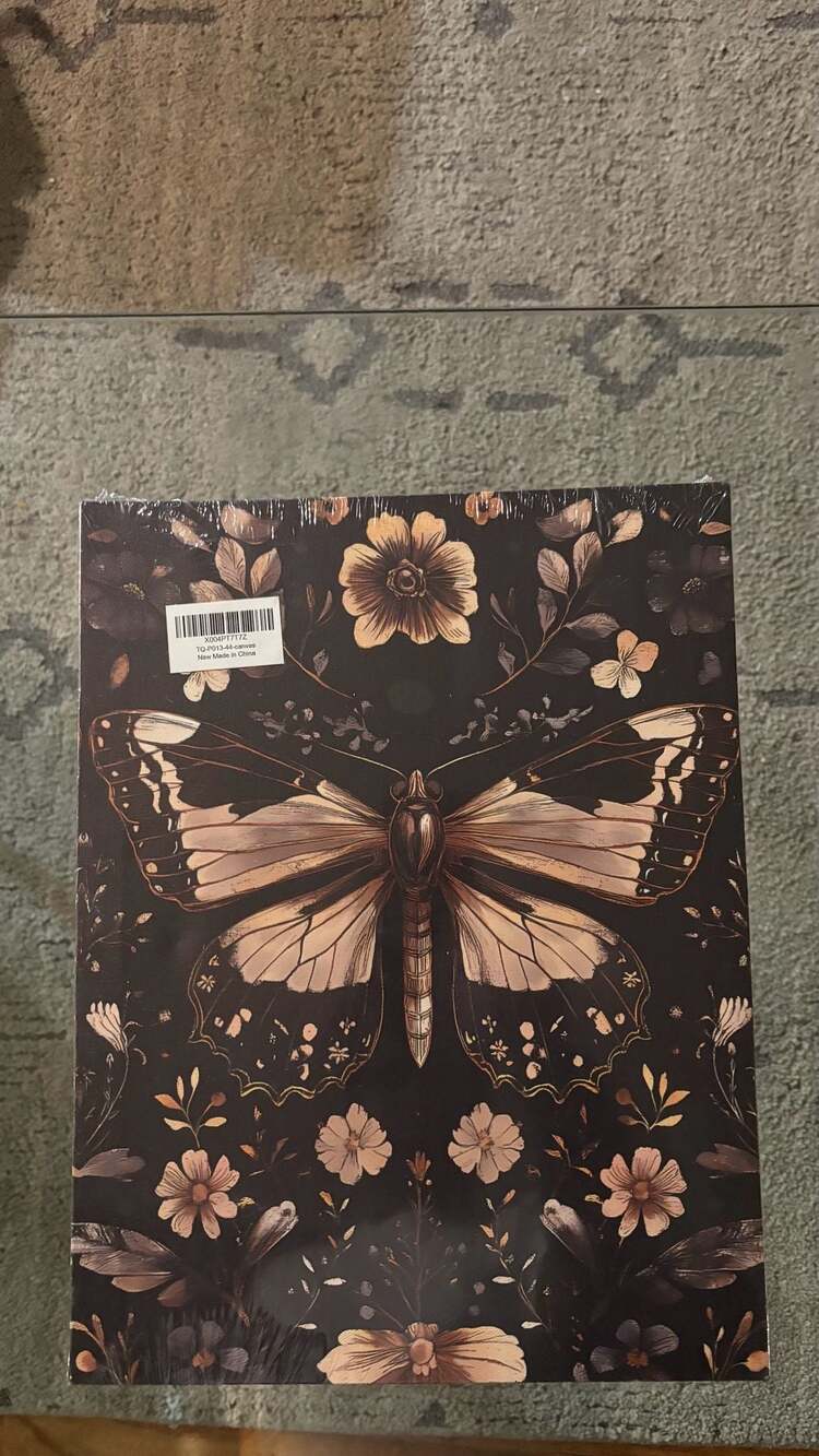 Canora Grey Vintage Butterfly Botanical Framed Wall Art